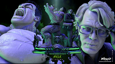 WICKED - JULY 2023 - HULK BRUCE BANNER/WICKED - Diorama Base Hulk and Bruce Banner/WICKED - Diorama Base Hulk & Bruce Banner (Images)/070723 Wicked - Hulk Diorama Image 001.png