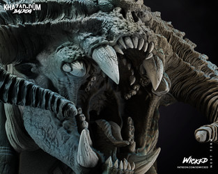 Wicked - Balrog (Bust + Sculpture)/Bust/WICKED - Balrog Bust (Images)/150323 Wicked - Balrog Bust Image 006.png