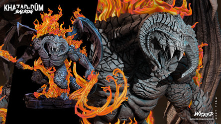 Wicked - Balrog (Bust + Sculpture)/Sculpture/WICKED - Balrog Statue (Images)/140323 Wicked - Balrog Sculp Image 001b.png