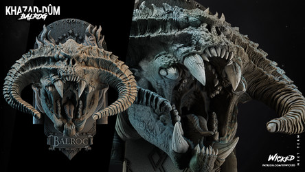 Wicked - Balrog (Bust + Sculpture)/Bust/WICKED - Balrog Bust (Images)/150323 Wicked - Balrog Bust Image 001.png