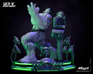 WICKED - JULY 2023 - HULK BRUCE BANNER/WICKED - Diorama Base Hulk and Bruce Banner/WICKED - Diorama Base Hulk & Bruce Banner (Images)/070723 Wicked - Hulk Diorama Image 002.png